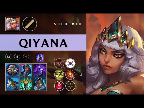 Qiyana Mid vs Orianna - KR Grandmaster Patch 26.01