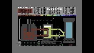 Oakflat Nuclear Power Plant Simulator - C64 Commodore 64 game playthrough with commentary