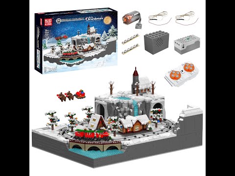 Mould King 12029 Vánoční vlak zázraků