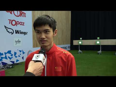 Interview Lihao SHENG Gold Medal 10m Air Rifle Men - ISSF WORLD CUP 2024