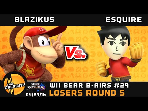 WBB #29 | Blazikus (Diddy) vs Esquire (Brawler) - Losers Round 5 - Sm4sh