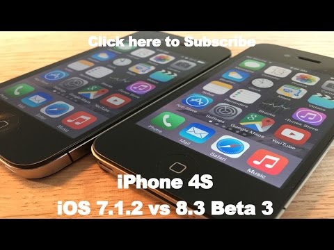 iOS 8.3 Beta 3 vs iOS 7.1.2 on iPhone 4S