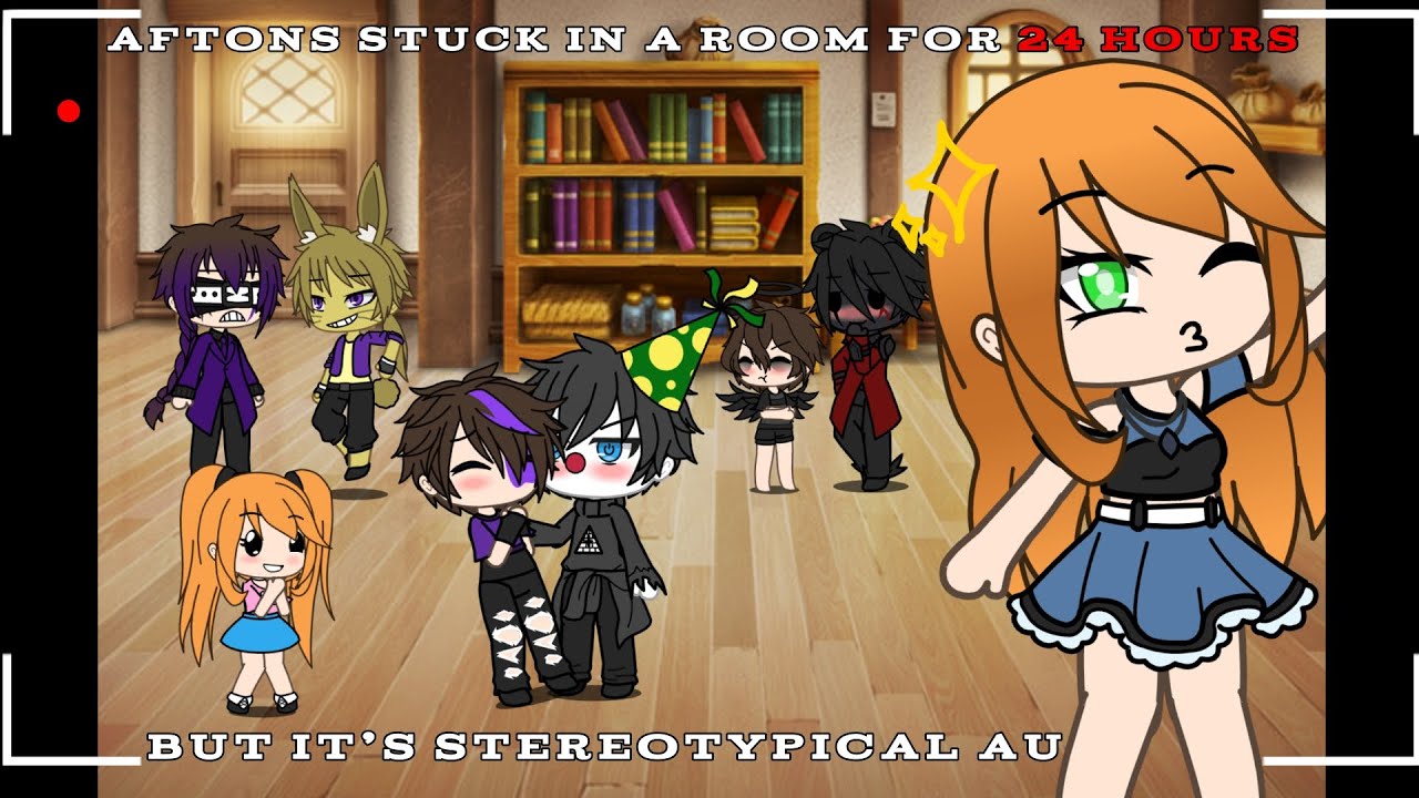 #pov  Every Aftons stuck in a room in 2018 be like..  |Read desc| My Au! | FNaF x Gacha |