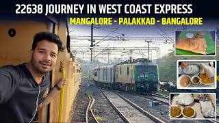 22638 Mangalore - Salem - Bangalore Journey in West coast exp || Tasty South Indian food experience