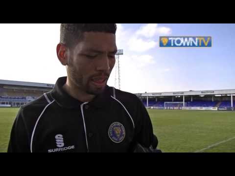 Nathaniel Knight-Percival post Hartlepool United away 14/15 - Town TV