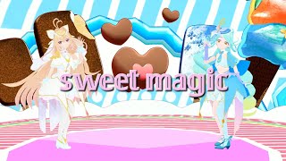 【MMD名探偵プリキュア】キュアアルカナとキュアエクレールで"Sweet Magic"