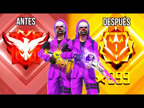 Así llegamos a GRAN MAESTRO en *20 minutos* 😳🔥 Duelo de escuadras! FREE FIRE