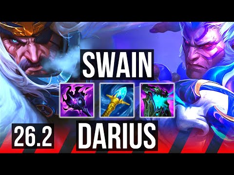 SWAIN vs DARIUS (TOP) | 42K damage | BR Challenger | 26.2