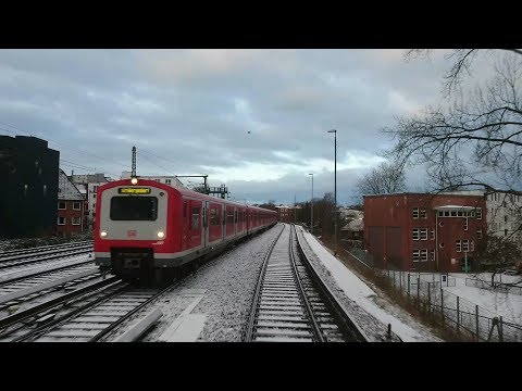 Führerstandsmitfahrt BR472 S-Bahn Hamburg S21 Aumühle - Elbgaustrasse [01/2017]
