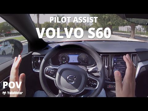 Pilot Assist in action | Volvo S60 | POV | فولفو إس 60 بقيادة آلية
