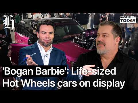 Thumbnail for 'Bogan Barbie': Life-sized Hot Wheels cars on display in NZ | Ryan Bridge TODAY