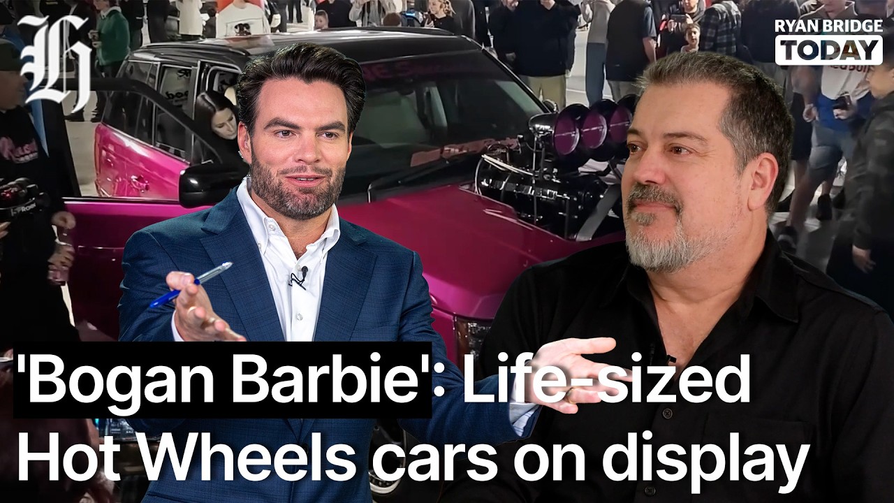 'Bogan Barbie': Life-sized Hot Wheels cars on display in NZ | Ryan Bridge TODAY