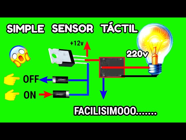 Vídeo relacionado con Relé electrónico sensorial 500W modelo HZK201 con sensor tactil ajustable