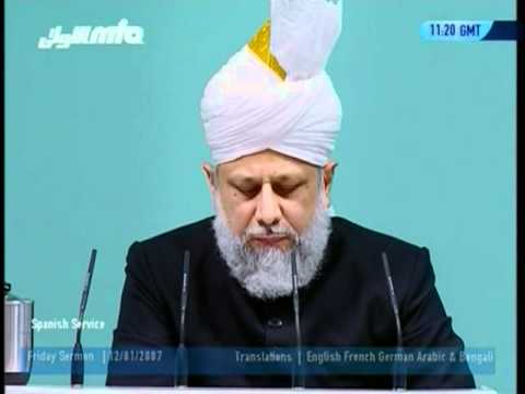 Español Friday Sermon 12 January 2007, Waqf e Jadid & Importance of Building Mosques