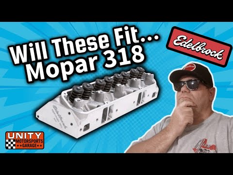 NOBODY DOES THIS: Edelbrock Heads on a 318 Mopar—Will It Work? Project \"Mission Impossible\"