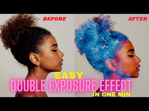 Master Double Exposure Effect Made Easy in one Minute: Photoshop  Tutorial With Pro Tricks and Tips