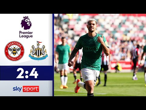 Magpies drehen zum Saisonende noch mal auf! | FC Brentford - Newcastle United | Highlights EPL 23/24