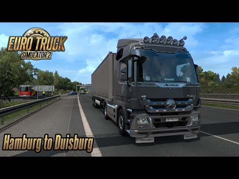 ETS2 1.36 Open Beta - First Detour - Mercedes-Benz Actros MP3 - Hamburg (DE) to Duisburg (DE)