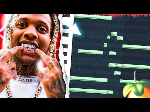 How to Make HARD MELODIC Beats for LIL DURK in 2 Minute | FL Studio Tutorial