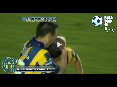 Gol de Carrizo. All Boys 1 - Central 1. Fecha 9. Torneo Inicial 2013. Fútbol Para Todos