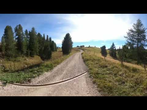 1 hour 360° VR Virtual Indoor Cycling Workout Dolomites 4K