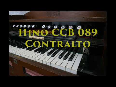 Hino 089 Contralto - Projeto 4 vozes CCB - Oh! Grande Deus