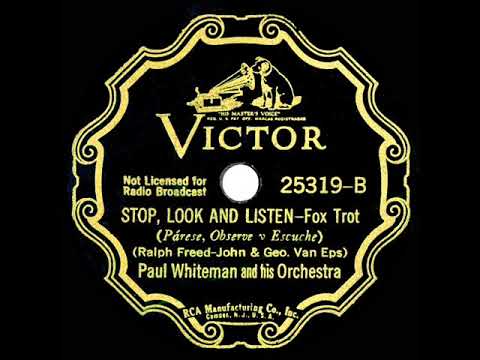 1935 Paul Whiteman - Stop, Look And Listen (instrumental)