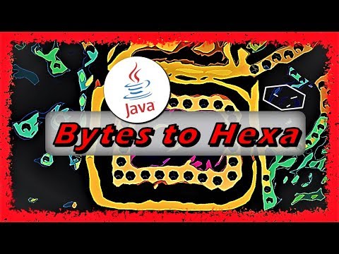 bytes to hexadecimal string in java