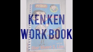 Kinder Activity book of kenken |Mr. Bean Inspired cover|
