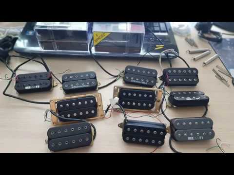 Dimarzio pickup comparison 6ea (bridge position solo)