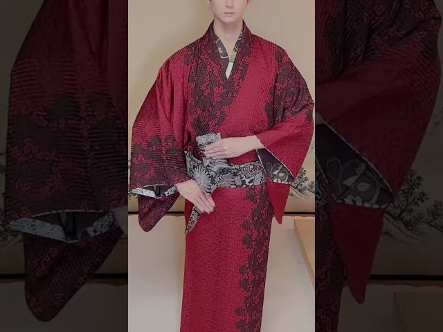 Vídeo relacionado con Pijama Hombre Estilo Japonés Gasa Algodón Kimono Japonés Traje Talla L