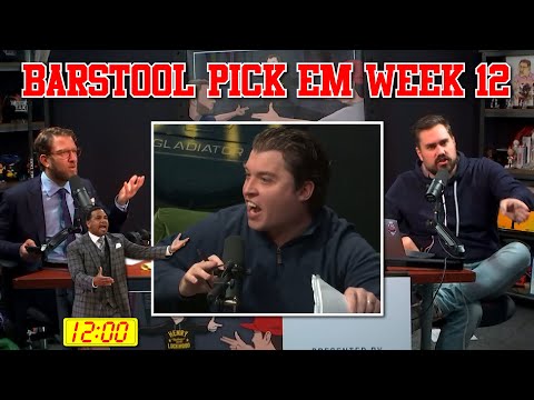 The Schedule Conflict - Barstool Pick Em Week 12