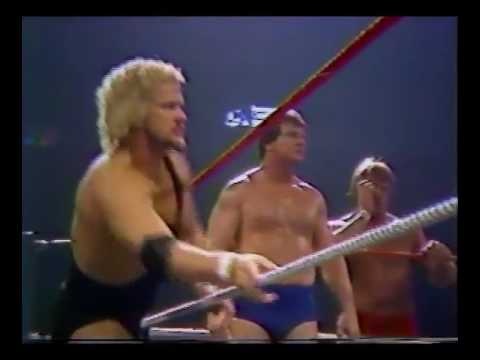 Roddy Piper, Paul Orndorff, and David Schultz vs  Bobo Brazil, Rocky Johnson, and SD Jones (5/19/84)