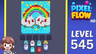 Pixel Flow Level 545 Solution Walkthrough