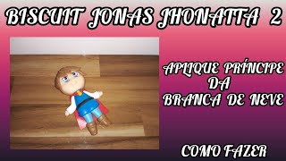 🕌Como Fazer Aplique  👑Príncipe da Branca de Neve.