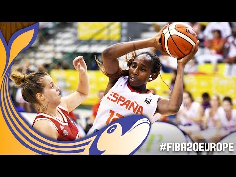 Spain v Russia - Full Game - Semi-Finals - FIBA U20 Women's European Championship 2017