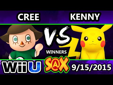 S@X 115 - Kenny (Pikachu) Vs. Cree (Villager) - SSB4 Tournament - Smash Wii U - Smash 4