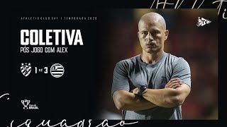 COLETIVA PÓS-JOGO COM ALEX DE SOUZA | SPORT X ATHLETIC