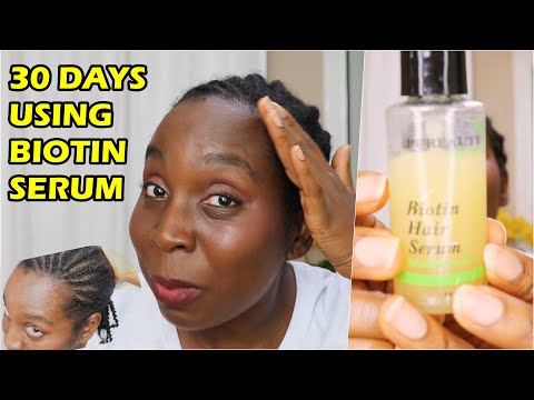 BIOTIN SERUM HAIR GROWTH RESULTS BEFORE AND AFTER | 1...