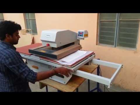 Double bed automatic t shirt printing machine