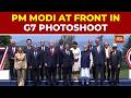 PM Narendra Modi Takes Front Row At G7 Summit Photoshoot Set For Bilateral Talks With Donald Trump