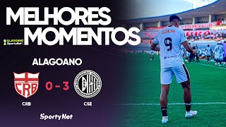 ASA GOLEIA O CRB PELO ALAGOANO - CRB 0 X 3 ASA - Melhores Momentos - Alagoano