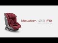миниатюра 0 Видео о товаре Автокресло Inglesina Newton Ifix (9-36 кг), Black (Черный)
