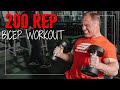 200 Rep Bicep Workout (Trigger Muscle Growth)