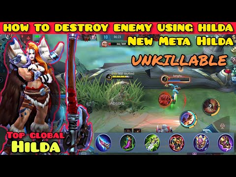How to Destroy Enemy Using Hilda | Hilda Best Build 2022 | Top 1 Global Hilda [Boo Daynimo] ~ MLBB