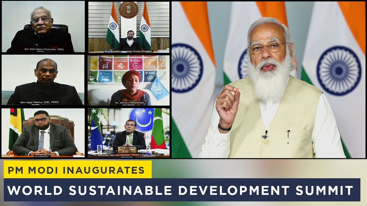 PM Modi inaugurates World Sustainable Development Summit