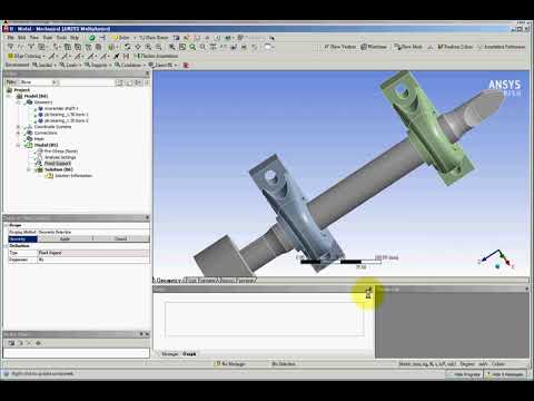 ANSYS CAE 6  Modal Analysis with mass change