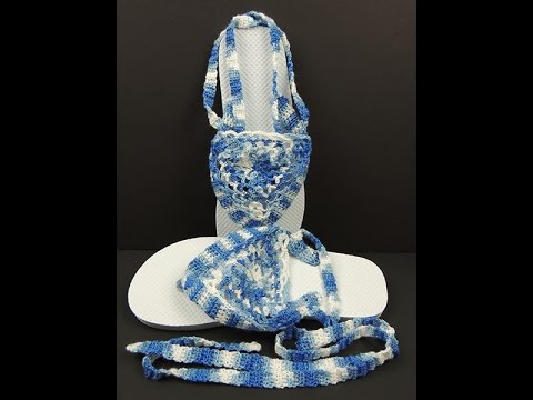 Crochet: Sandalias Forradas