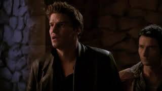 Angel and Buffy kiss Scene/Angel is free to love Buffy || Angel 1x08 &quot;I Will Remember You&quot;