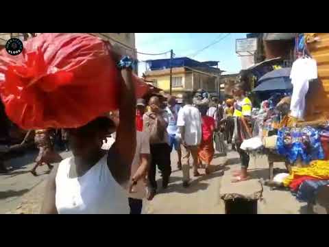 Sierra Leone🇸🇱❤️ Most busy and noisy street local market ever in Freetown, Africa Village Life